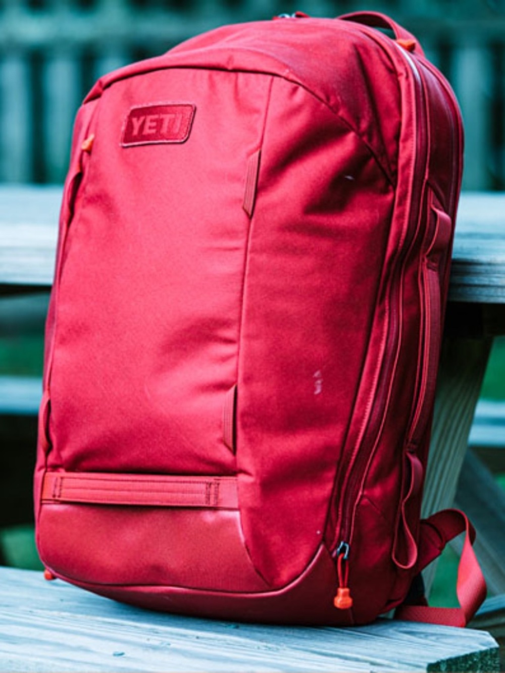 YETI Red Crossroads Backpack 27L Carry-On Backpack in "Rescue Red" Color